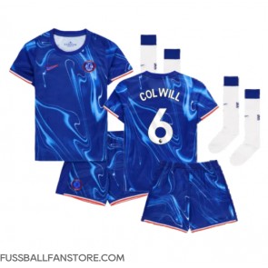 Chelsea Levi Colwill #6 Replik Heimtrikot Kinder 2024-25 Kurzarm (+ Kurze Hosen)